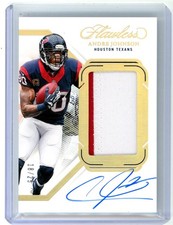 2023 Panini Flawless #PA-AJO Andre Johnson Patch Autographs #/25