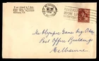 Mayfairstamps Australia 1956 Public Works Dept Melbourne Perfins Cover aax_82787