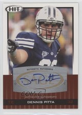 2010 SAGE Hit Auto Dennis Pitta #A32 Auto 0p5