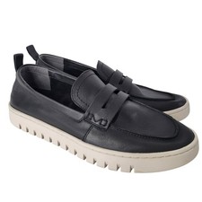 Vionic Uptown Black Leather Penny Loafers Shoes Womens 9