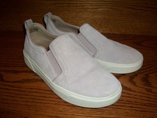 Vionic Women's Kimmie Slip On Sneaker light purple Suede--Size 8 wide-EUC-