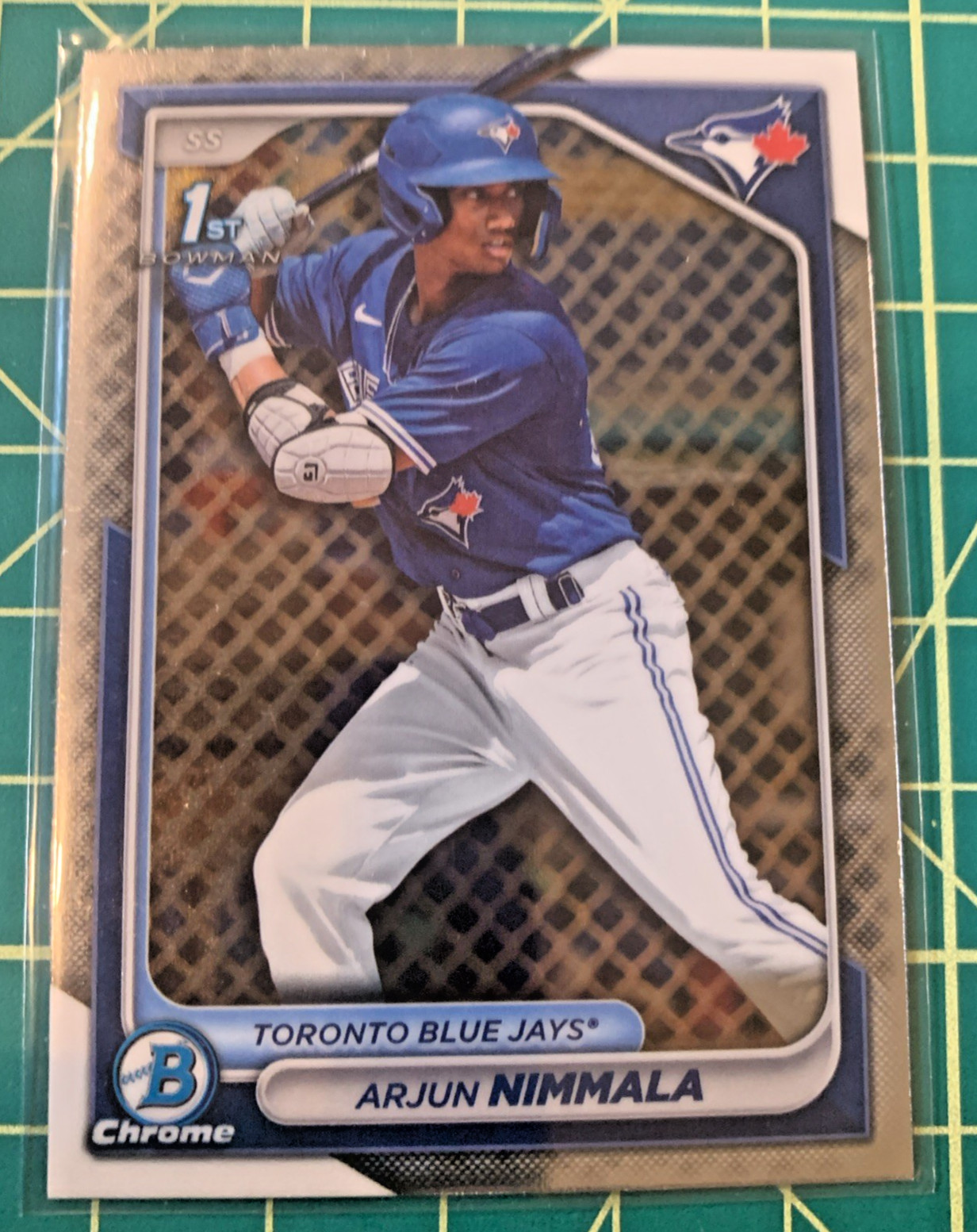 2024 Bowman - Chrome Prospects #BCP-142 Arjun Nimmala (RC) Toronto Blue Jays