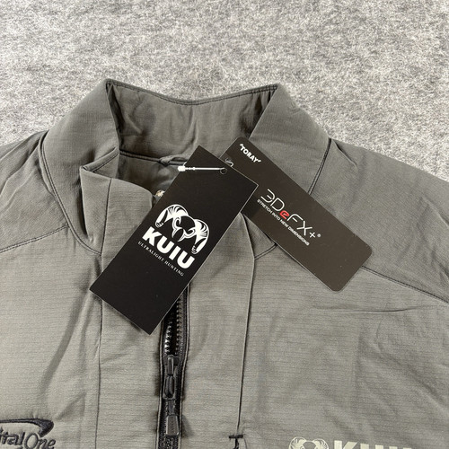 KUIU Kenai Hunting Vest Mens Large NWT Gray Company Embroidery Capital One - Picture 3 of 5