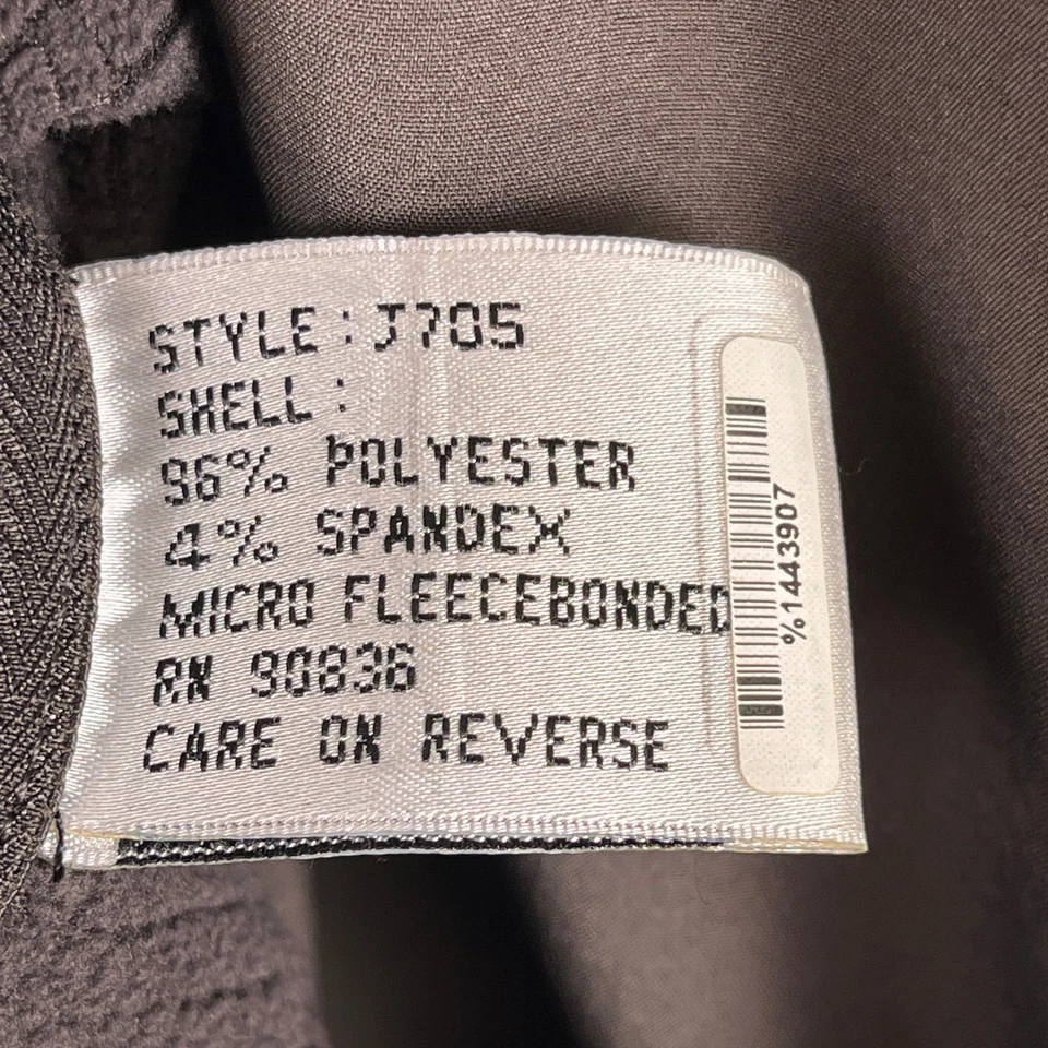 Куртка мягкая Port Authority большая серая CSI Crew 12 с флисовой подкладкой - Изображение 4 из 4