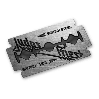 Judas Priest Anstecker Pin · British Steel · Offizieller Band Merch