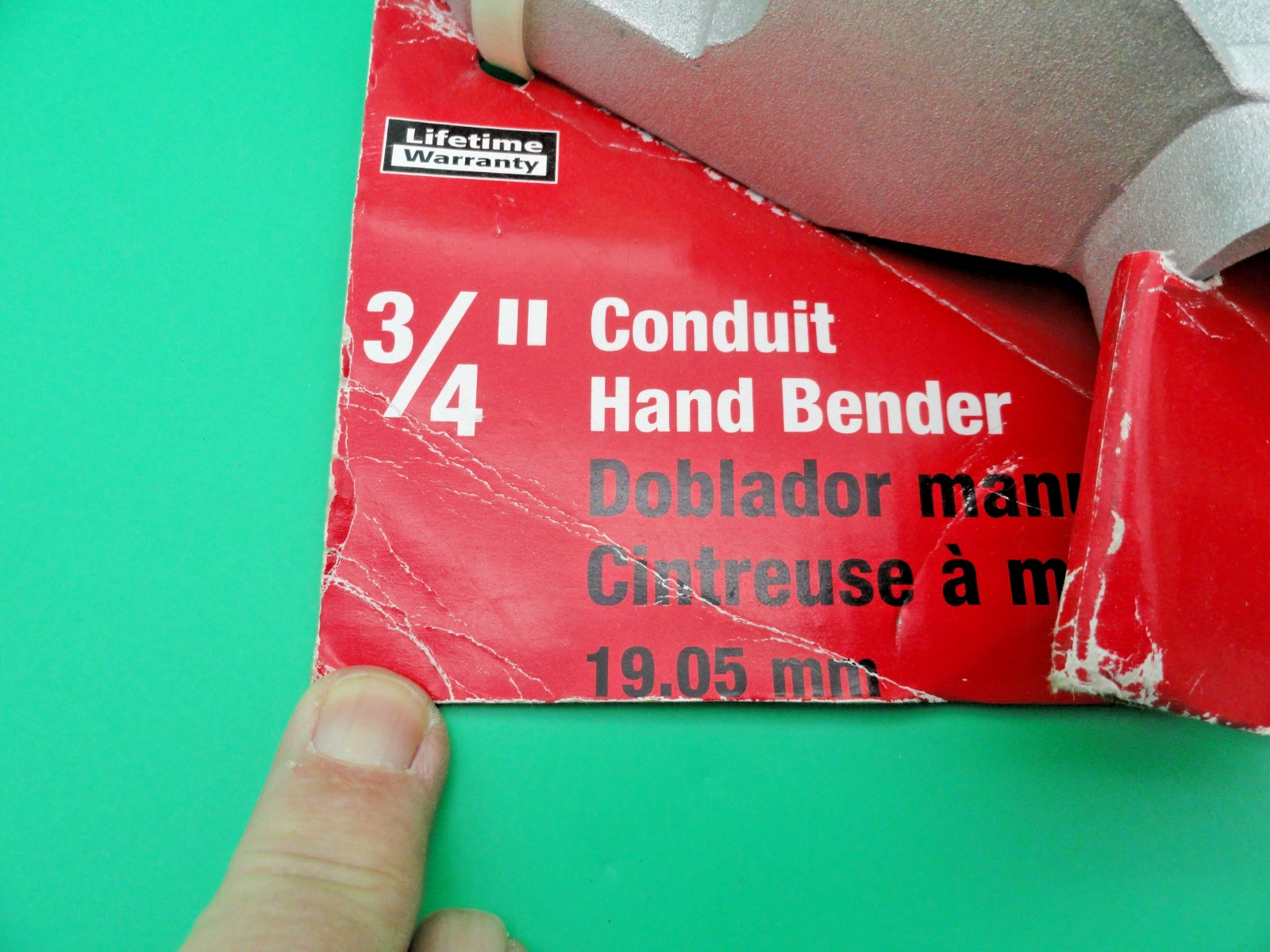 Gardner Bender 961 Big Ben Aluminum Gray Conduit Bender 4.74 Bend x 8.5 L in.