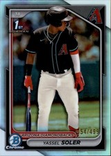 2024 Bowman Chrome #BCP-174 Yassel Soler Prospects Refractors #/499