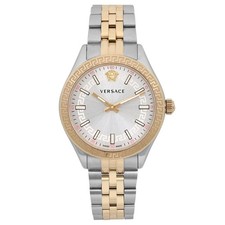 Versace Hellenyium Two Tone Stainless Steel 36MM Quartz Watch VEHU01024