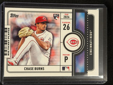 Chase Burns 2026 Topps Big Ticket Player #BTP-24 (RC) - Cincinnati Reds
