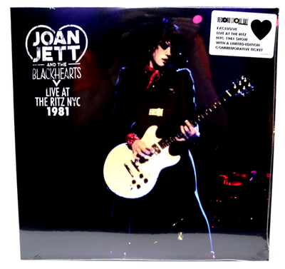 JOAN JETT AND THE BLACKHEARTS LIVE AT THE RITZ NYC 1981 VINYL RSD