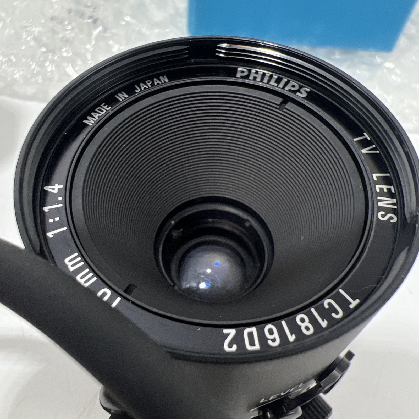 VTG NOS Philips CCTV Tv Lens TC1816D2 16mm 1: 1.4 Made In Japan NIB C1614E