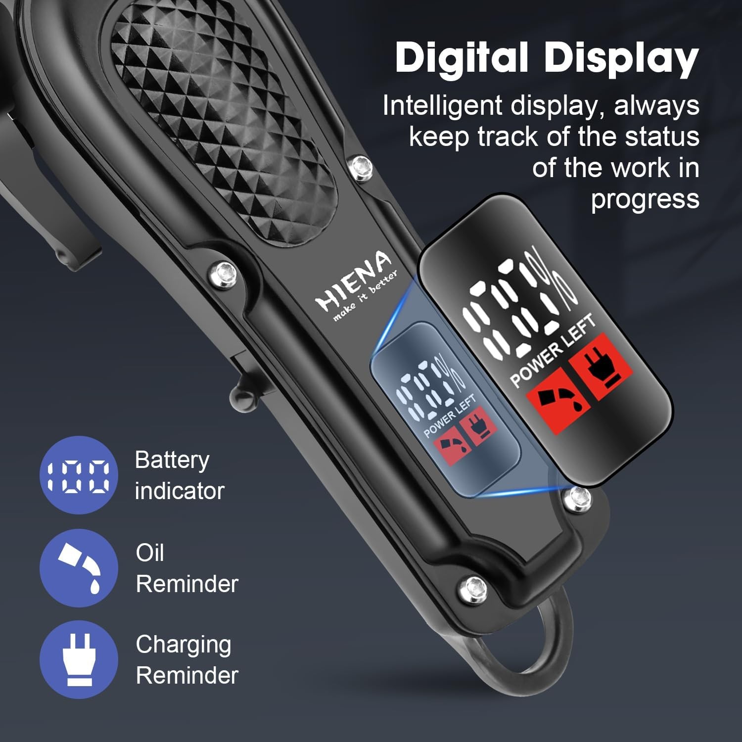 HIENA Professional Hair Clipper Set & Trimmer Kit for Men, Rechargeable... 