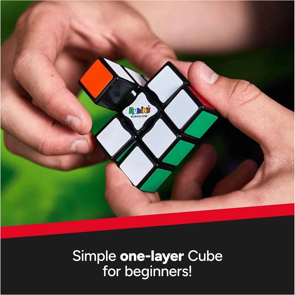 Cubo de Rubik, Borde, Cubo de Rubik’s 3x3x1 para principiantes de una sola capa - Edades 8+ Foto 3 de 4