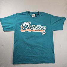 Vintage 90s Dan Marino Miami Dolphins 13 Lee Sport T Shirt Men's L NFL