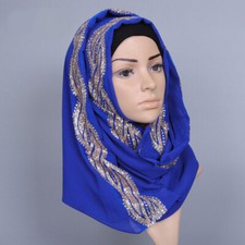 Long Rhinestone Shawls Scarf Hijab 170 80cm Muslim Women Wrap Headscarf Scarves