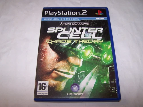 TOM CLANCY S SPLINTER CELL CHAOS THEORY  -  PS2 - VF - BOITE CD SANS LE LIVRET