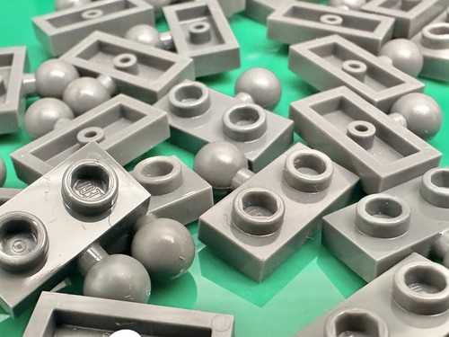 LEGO Plate 1 x 2 Ball Joint Socket 14704, 14417 From Colosseum 10276, 5 Pairs - Picture 4 of 8