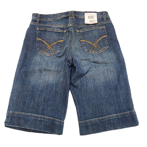Tommy Hilfiger Women's Jeans Shorts Size 6 Blue Bermuda - Picture 2 of 10