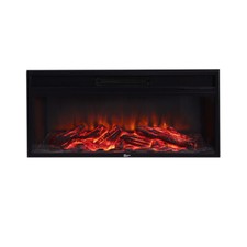 Winter 34 inch Led Light Flame Electric Fire Fireplace Wall /Built-in Fireplace