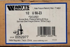 Water Pressure Reducing Valve 1/2"  U5B-Z3