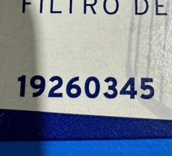 FILTRO DE ACEITE DE MOTOR CHEVY EQUINOX 2010-2017 2,4 litros P/N 19260345 genuino fabricante original nuevo GM Foto 3 de 4