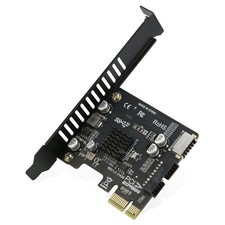 PCIe to Type E and 19/20pin Socket Adapter Card 5Gb VL805 Chip for Front Panel