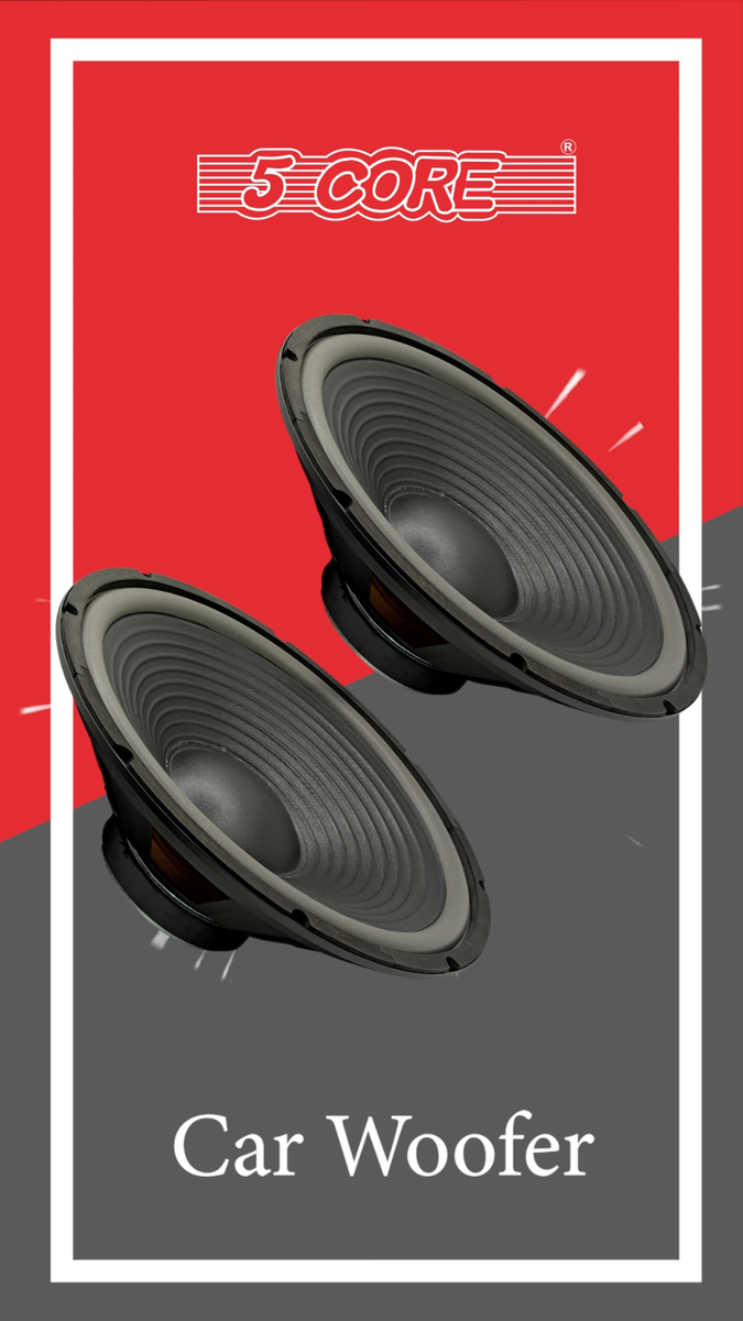 Core 15 Inch Subwoofer 450W Car Audio 4Ohm Deep Bass Sub Woofer