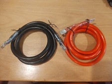 4-Cobra 4 AWG High Current Power Cables 600V, 48" Length, 2-Red,2-Black