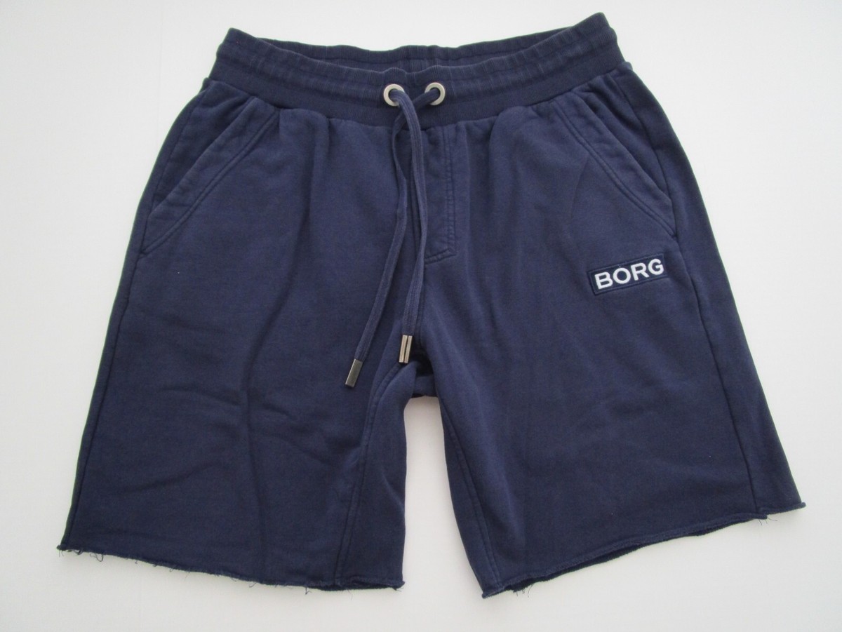 Mens XXL Bjorn Borg dark blue cut off sweats shorts