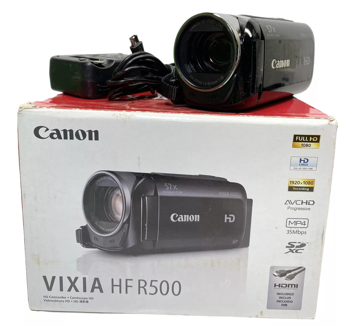 Sea Shah Typewriter Canon VIXIA HF R500 Full HD 1080 Camcorder + Battery, Adapter USB HDMI - TESTED 13803239034 | eBay Sea Shah Typewriter Canon VIXIA HF R500 Full HD 1080 Camcorder + Battery, Adapter USB HDMI - TESTED 13803239034 | eBay
