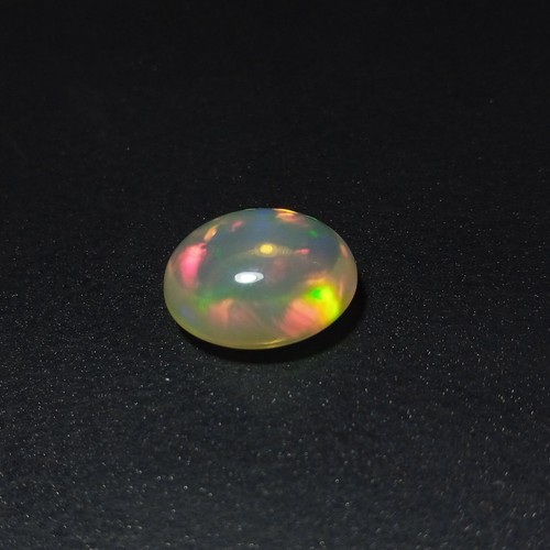 3.6 Ct Natural Transparent Red Green Yellow Flash Fire Welo Opal Oval Cabochon - Picture 2 of 24