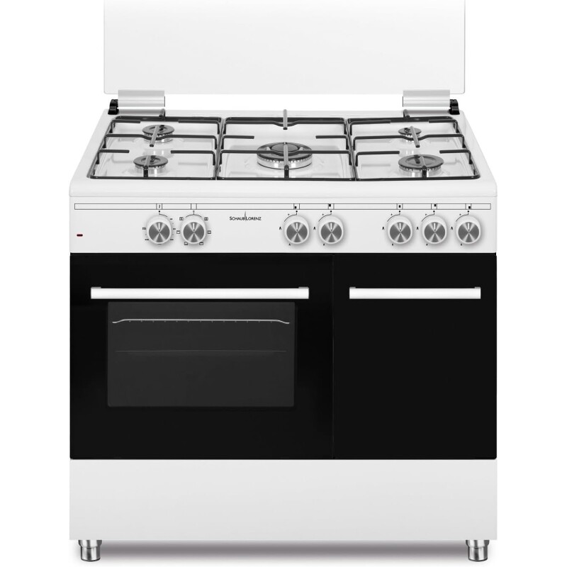 SCHAUB LORENZ SS590GEW CUCINA 90X60 5 FUOCHI FORNO A GAS COLORE BIANCO