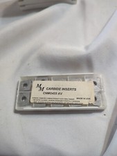 Qty.10 MM Carbide Inserts CNMG433 AV Made In USA A10