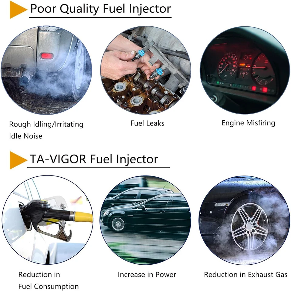 Соответствующие расходу топливные форсунки Bosch 0280150943 для Ford 4.6 5.0 5.4 5.8 л 8 шт. - Изображение 4 из 4