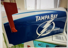 JUMBO Tampa Bay Lightning Mailbox ~NHL~STICKS~HELMETS~HATS~NO PAINT~TICKETS