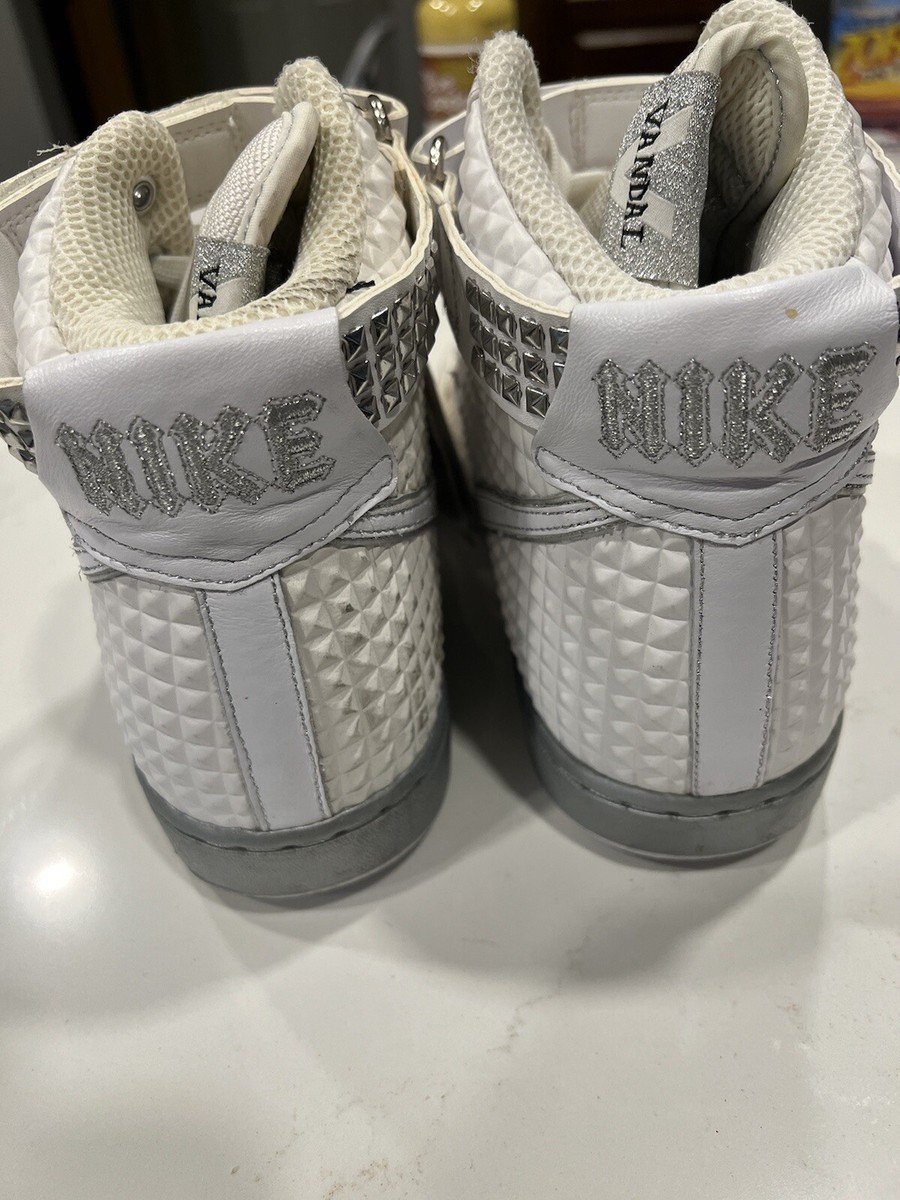 Mens Nike Vandal High Supreme EX White Metallic -Deadstock