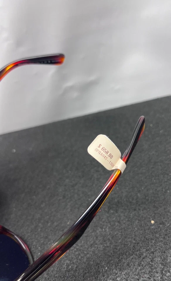 Prada PR A04S 13O03R 52 - Gafas de sol rojas Habana para hombre, SIN ESTUCHE Foto 4 de 4