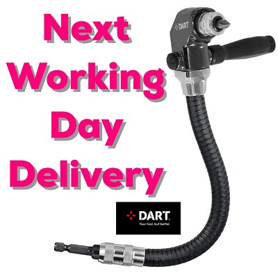 Dart 300mm 1/4'' rechtwinklig flexibel Schraubendreher Bit Aufsatz Halter ADFLEX01