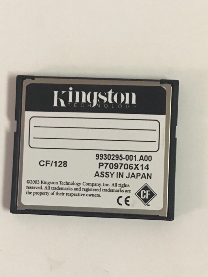 Kingston 128MB CompactFlash I Card - OEM - CF/128 - Image 3 of 4