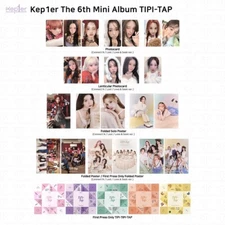 Kep1er The 6th Mini Album TIPI-TAP Official Photocard Poster Lenticular KPOP
