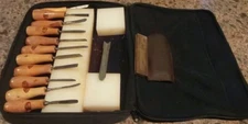 Wood Carving Kit With Sharpener 11 Piece Set