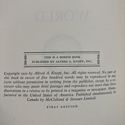 History Of The Modern World - R. R. Palmer: 1950 1st Edition Hardcover - Foto 4 di 4