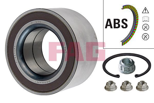 Schaeffler Fag 713 6683 20 Radlager Satz Radlagersatz Hinten FüR MERCEDES-BENZ-image