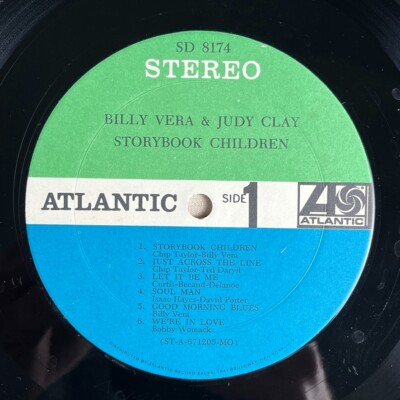 BILLY VERA/JUDY CLAY Storybook Children 1968 Vinyl LP Atlantic SD 8174 - VG