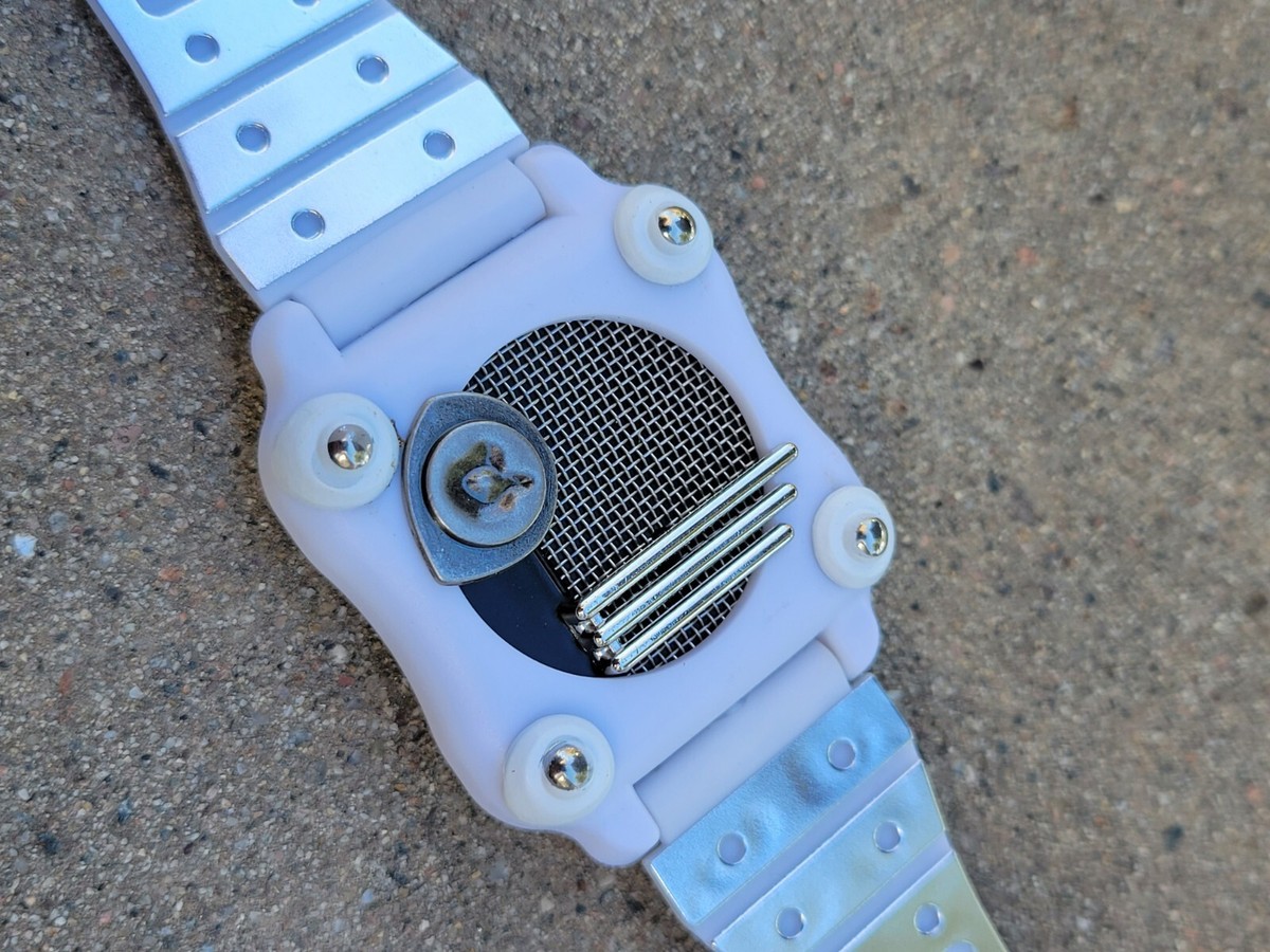 White Movie Communicator Power Bracelet Prop for Ranger Cosplay