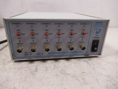 Warner Instrument Corporation VC-6 Six Channel Valve Controller