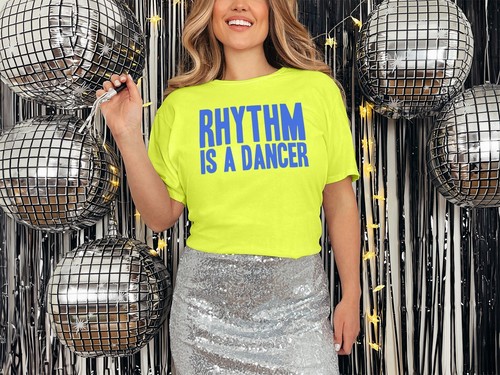 Camiseta Rhythm Is A Dancer Personalizada Vestido Elegante Fin de Semana Años 90 Baile Fiesta de Gallina - Imagen 6 de 19