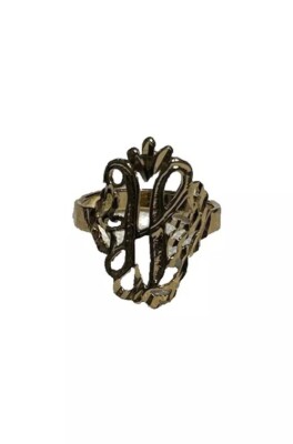 22 Karat Gelbgold Lagenlook Ring später ''H'' Damen Gr. 5,75 Vintage Neu 2,8 g