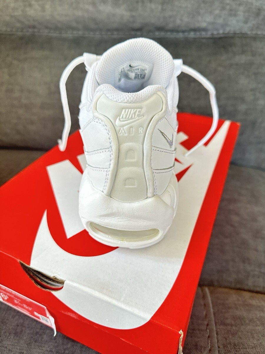 NEW IN BOX* MEN NIKE AIR MAX 95 ESSENTIAL WHITE/WHITE (CT1268-100