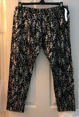 No Boundaries Halloween Leggings Pants, Junior 15-17 Black w